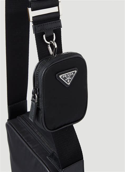 prada pouch vest|Prada men's cross body bag.